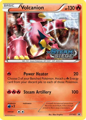 Volcanion (XY Steam Siege Prerelease) from XY Promos