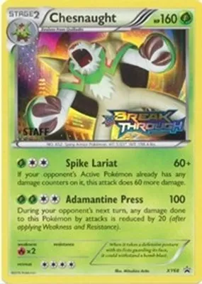 Chesnaught - XY68 (Prerelease [Staff] from XY Promos