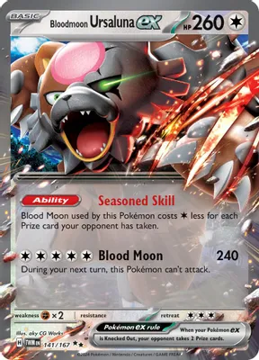 Bloodmoon Ursaluna ex - 141/167 from SV06: Twilight Masquerade