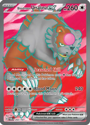 Bloodmoon Ursaluna ex - 202/167 from SV06: Twilight Masquerade