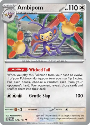 Ambipom from SV06: Twilight Masquerade