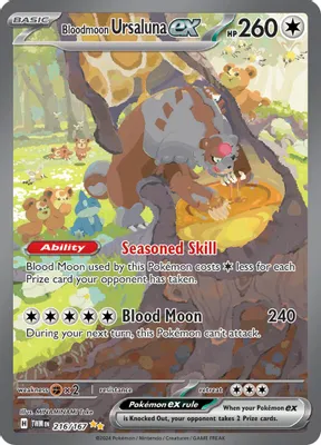 Bloodmoon Ursaluna ex - 216/167 from SV06: Twilight Masquerade