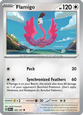 Flamigo from SV03: Obsidian Flames