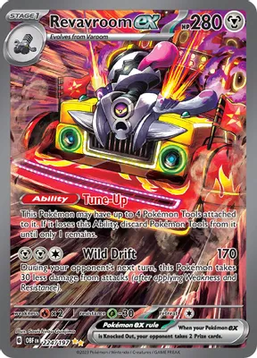 Revavroom ex - 224/197 from SV03: Obsidian Flames