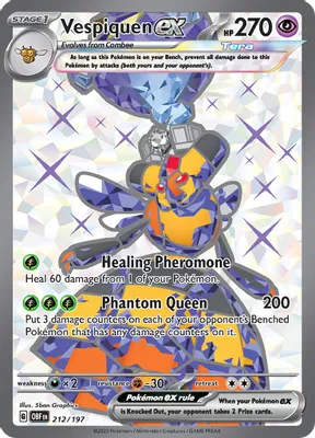Vespiquen ex - 212/197 from SV03: Obsidian Flames
