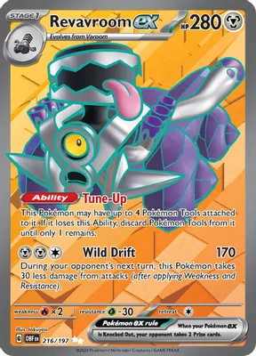 Revavroom ex - 216/197 from SV03: Obsidian Flames