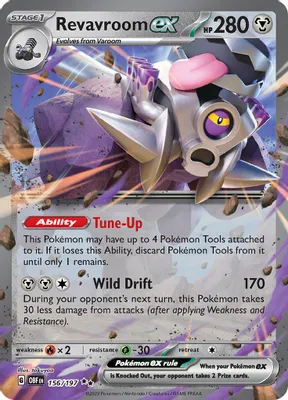 Revavroom ex from SV03: Obsidian Flames