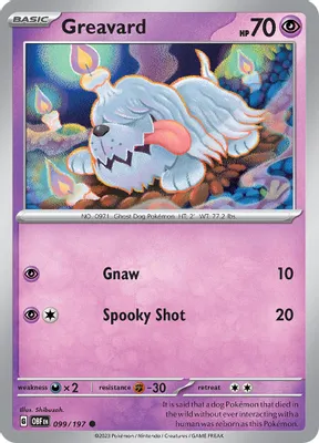 Greavard - 099/197 from SV03: Obsidian Flames