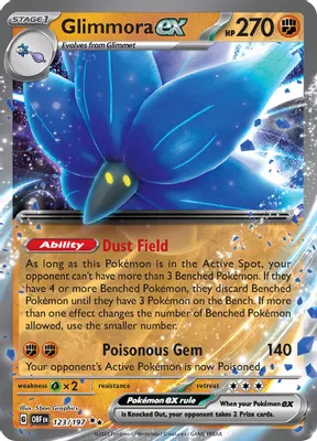 Glimmora ex from SV03: Obsidian Flames