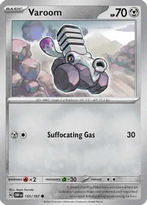 Varoom - 155/197 from SV03: Obsidian Flames