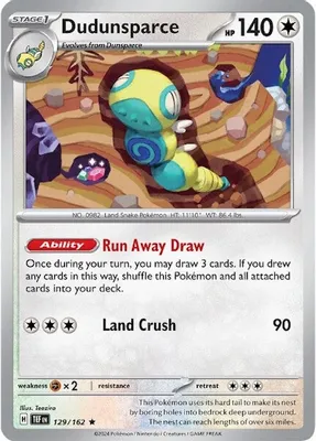 Dudunsparce from SV05: Temporal Forces