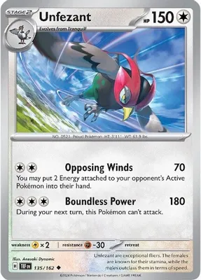 Unfezant from SV05: Temporal Forces