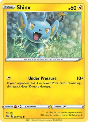 Shinx from SWSH02: Rebel Clash