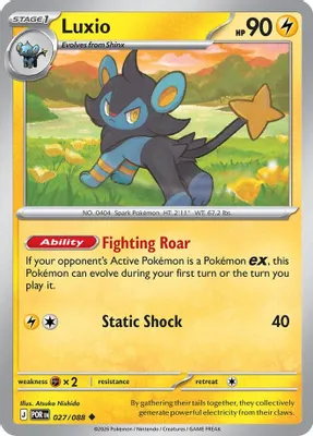 Luxio from ME03: Perfect Order