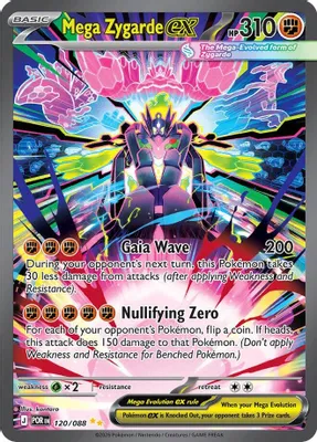 Mega Zygarde ex - 120/088 from ME03: Perfect Order