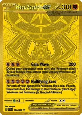 Mega Zygarde ex - 124/088 from ME03: Perfect Order