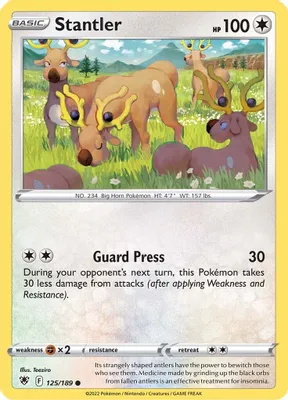 Stantler from SWSH10: Astral Radiance