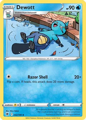 Dewott from SWSH10: Astral Radiance