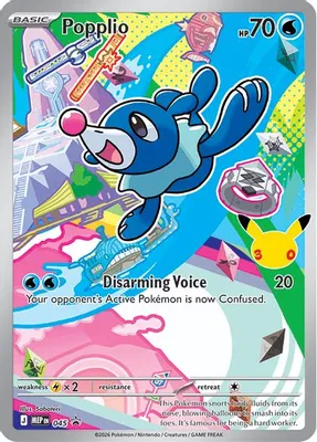 Popplio - 045 from ME: Mega Evolution Promo
