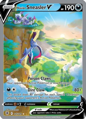 Hisuian Sneasler V (Alternate Full Art) from SWSH10: Astral Radiance