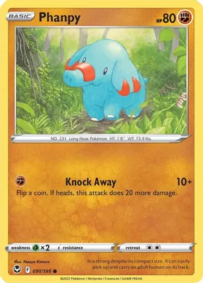 Phanpy from SWSH12: Silver Tempest