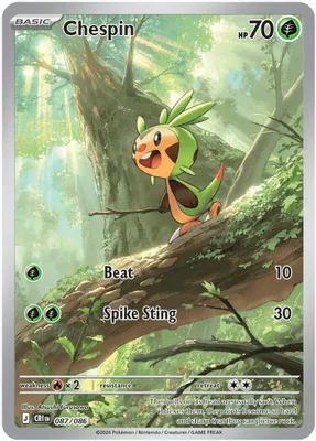 Chespin - 087/086 from ME04: Chaos Rising