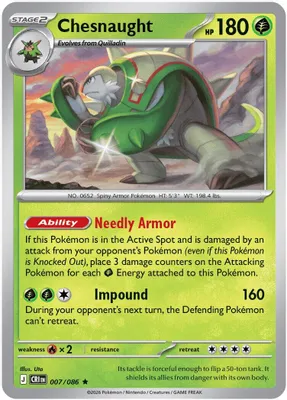 Chesnaught from ME04: Chaos Rising
