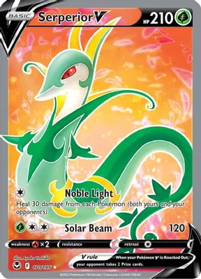 Serperior V (Full Art) from SWSH12: Silver Tempest