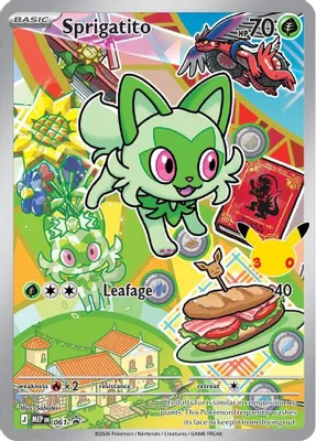 Sprigatito -  061 from ME: Mega Evolution Promo