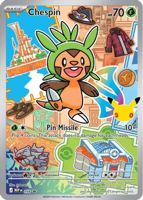 Chespin -  058 from ME: Mega Evolution Promo
