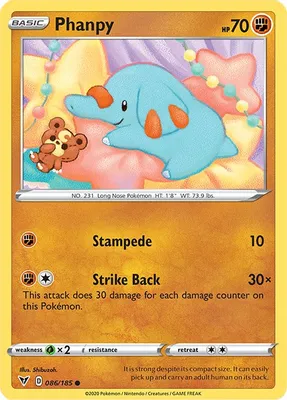 Phanpy from SWSH04: Vivid Voltage