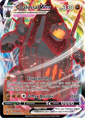 Coalossal VMAX from SWSH04: Vivid Voltage