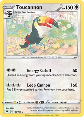 Toucannon from SWSH04: Vivid Voltage