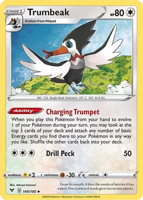 Trumbeak from SWSH04: Vivid Voltage