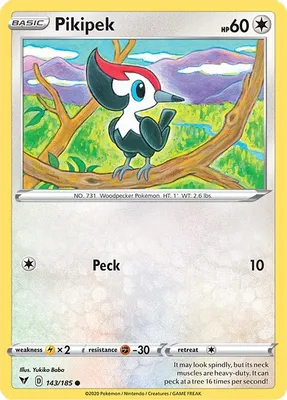 Pikipek from SWSH04: Vivid Voltage