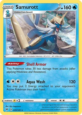 Samurott from SWSH04: Vivid Voltage