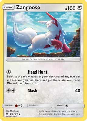 Zangoose from SM - Team Up