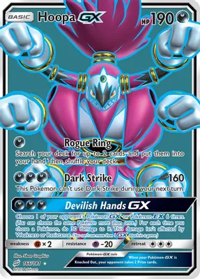 Hoopa GX (Full Art) from SM - Team Up