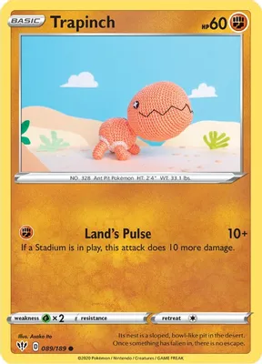 Trapinch from SWSH03: Darkness Ablaze