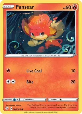 Pansear from SWSH03: Darkness Ablaze
