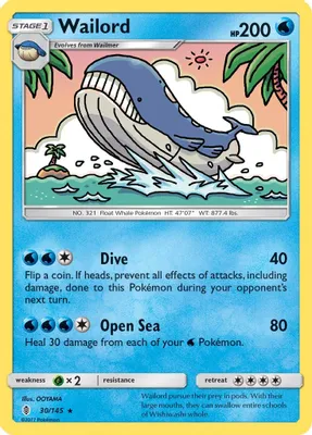Wailord from SM - Guardians Rising