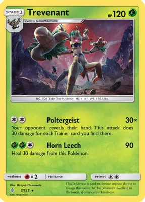 Trevenant from SM - Guardians Rising