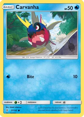 Carvanha from SM - Guardians Rising