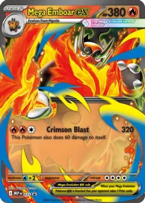 Mega Emboar ex from Jumbo Cards