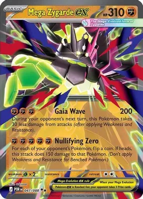 Mega Zygarde ex from Jumbo Cards