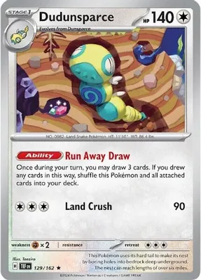 Dudunsparce - 129/162 (Non-Holo) from Deck Exclusives