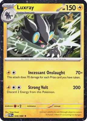 Luxray - 028/088 (Cosmos Holo) from Blister Exclusives
