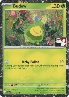 Budew - 004/131 (Cosmos Holo) from Prize Pack Series Cards