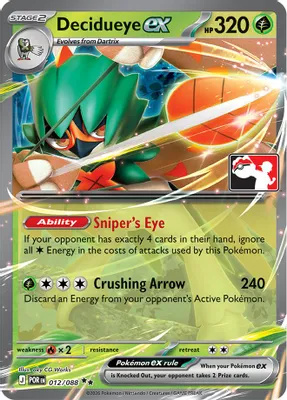 Decidueye ex - 012/088 from Prize Pack Series Cards
