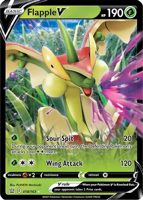 Flapple V from SWSH05: Battle Styles